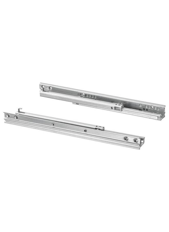 Drawer runner, soft-closing