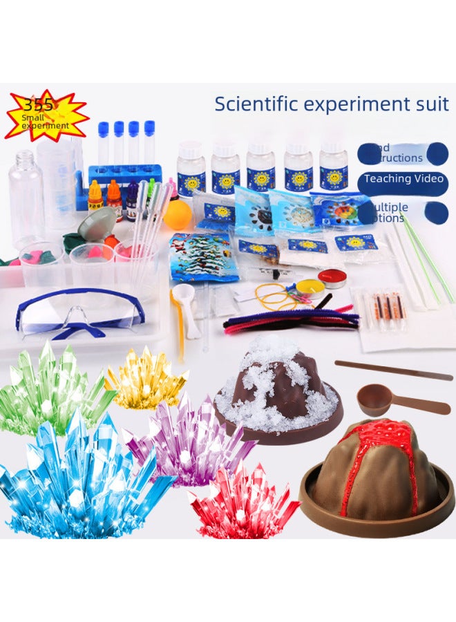 [free Shipping] Children's Science Experiment Toy Suit Student Diy Manual Volcanic Eruption Science Experiment Toy-Specifications:[English Color Box] 5-piece Set-Snow Mountain Blast (with Little Snow Mountain) 91g  - Image 2