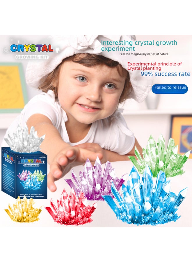 [free Shipping] Children's Science Experiment Toy Suit Student Diy Manual Volcanic Eruption Science Experiment Toy-Specifications:[English Color Box] 5-piece Set-Snow Mountain Blast (with Little Snow Mountain) 91g  - Image 5