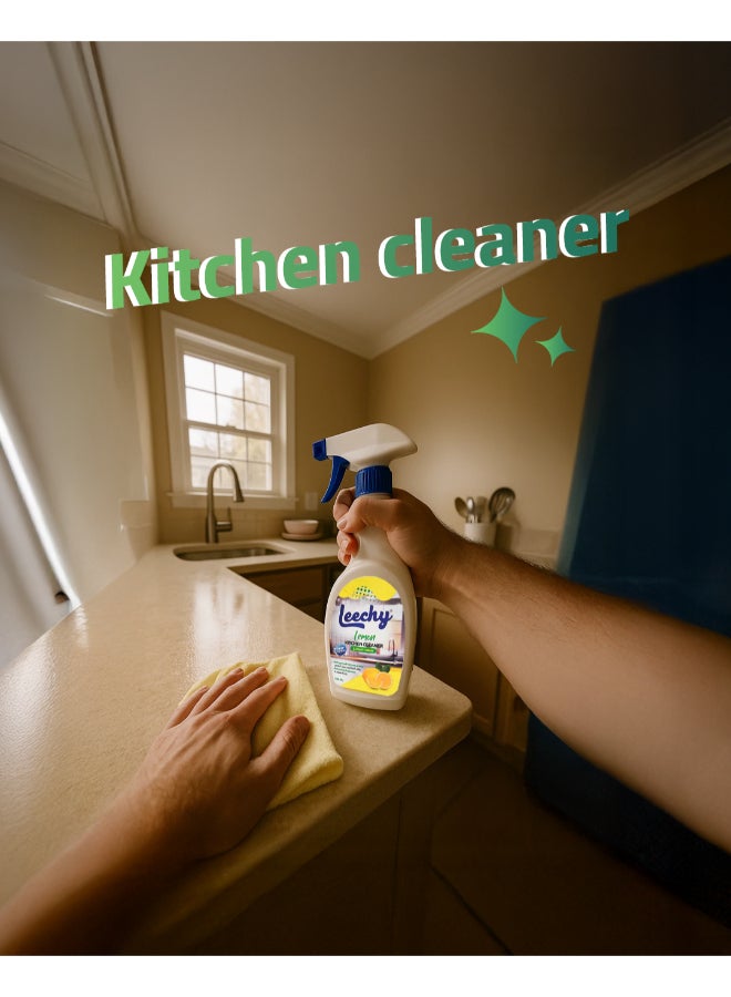 Leechy Kitchen Cleaner Lemon 500ML - Image 3
