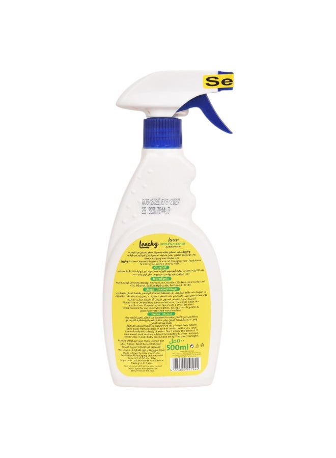 Leechy Kitchen Cleaner Lemon 500ML - Image 2