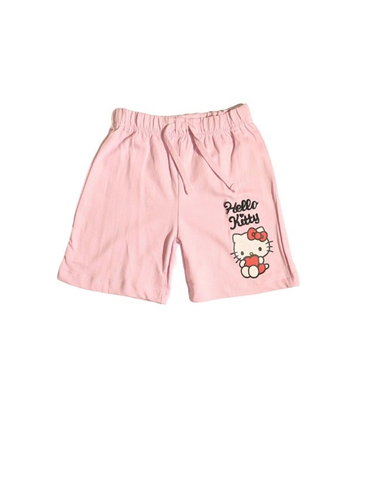هالو كيتي طقم تيشيرت وشورت للبنات من هالو كيتي - Image 4