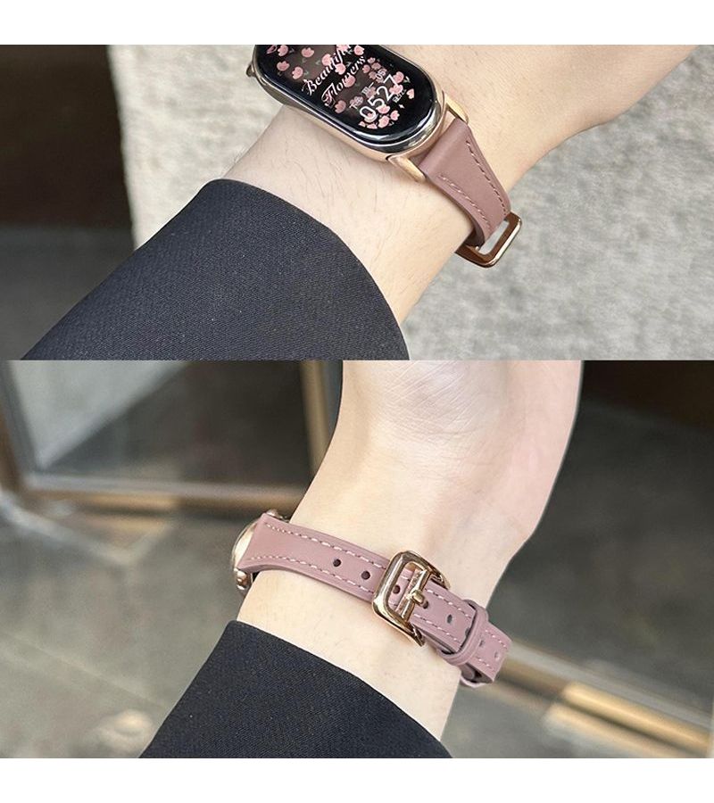 Compatible 42 44 45 46 49mm Synthetic Leather Strap for Smartwatch Ultra SE - Image 3