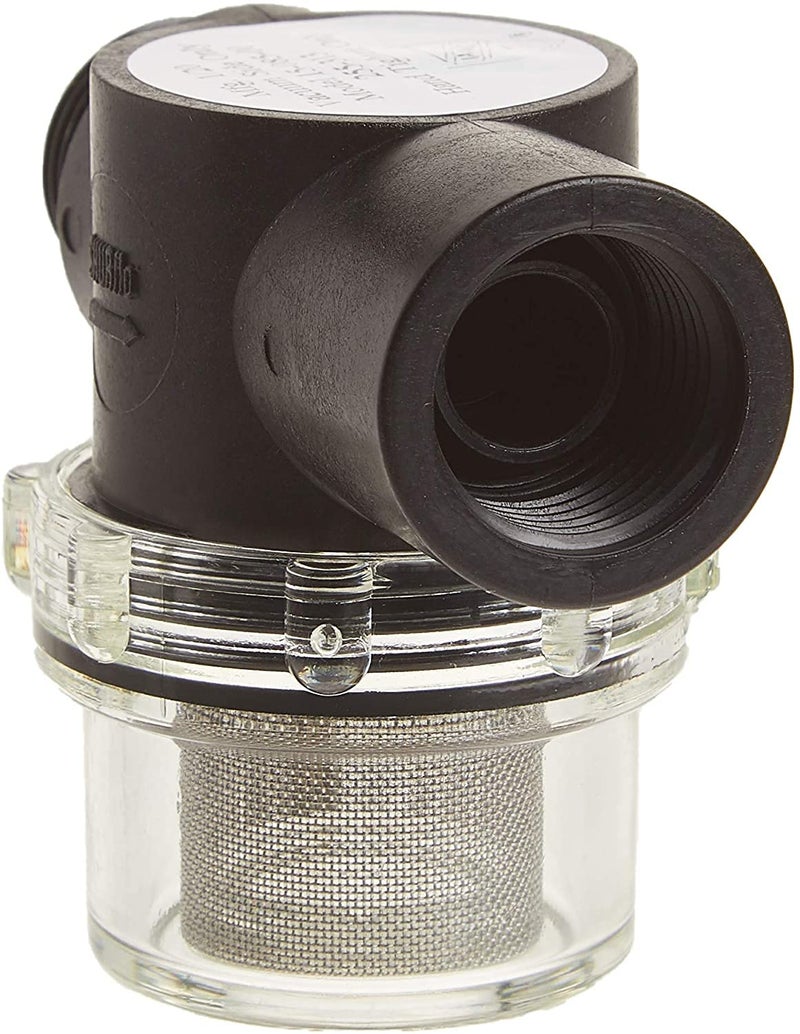 Shurflo 255-213 1/2" MNPT x FNPT Inline Strainer for 2088 Series Pumps - Image 5