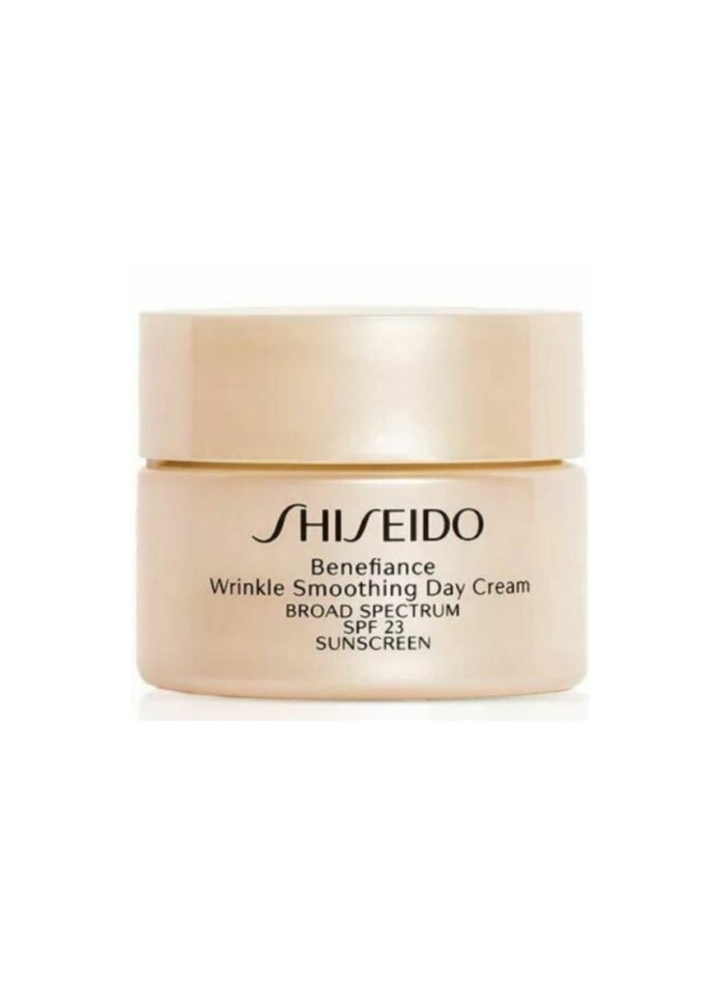 shiseido benefiace wrinkle smoothing day cream board specturm spf 23 sunscreen 30ml