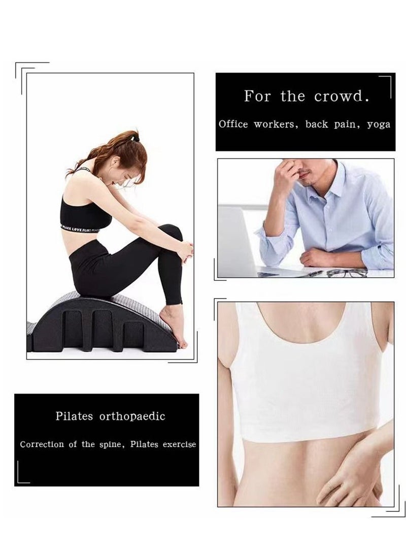 بيلاتيس يوجا إسفين تدليك مصحح يوجا فوم تصحيح حداب قابل للفصل كبير العمود الفقري يوجا معدات - Image 3
