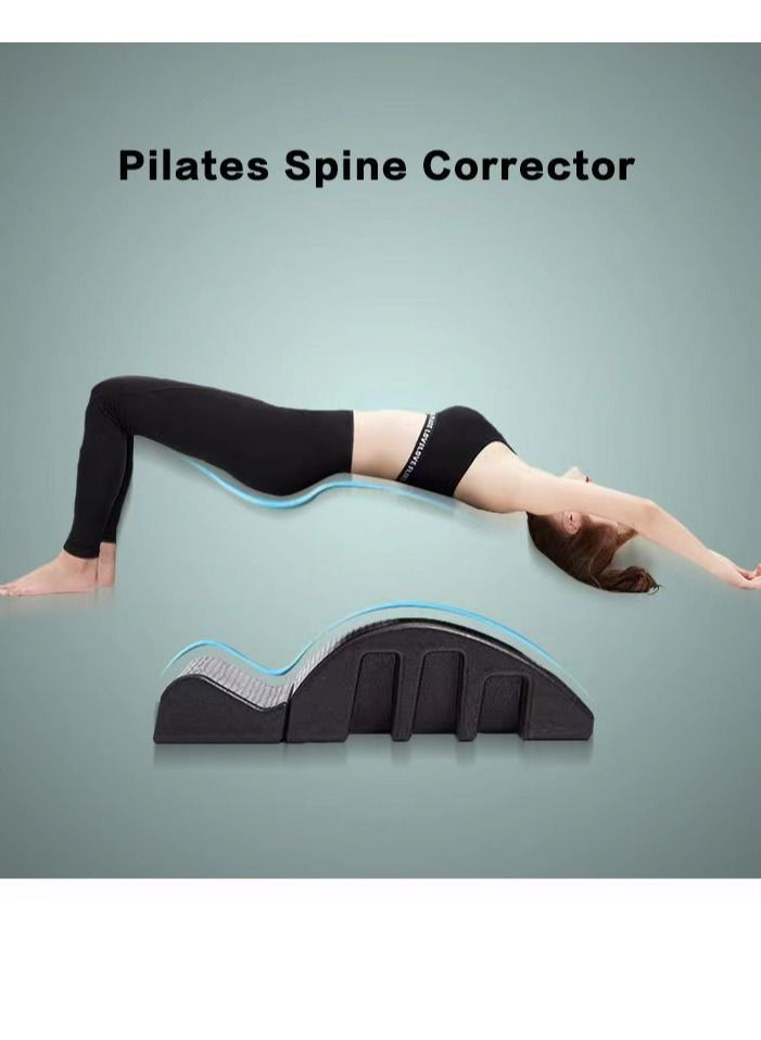 بيلاتيس يوجا إسفين تدليك مصحح يوجا فوم تصحيح حداب قابل للفصل كبير العمود الفقري يوجا معدات - Image 2