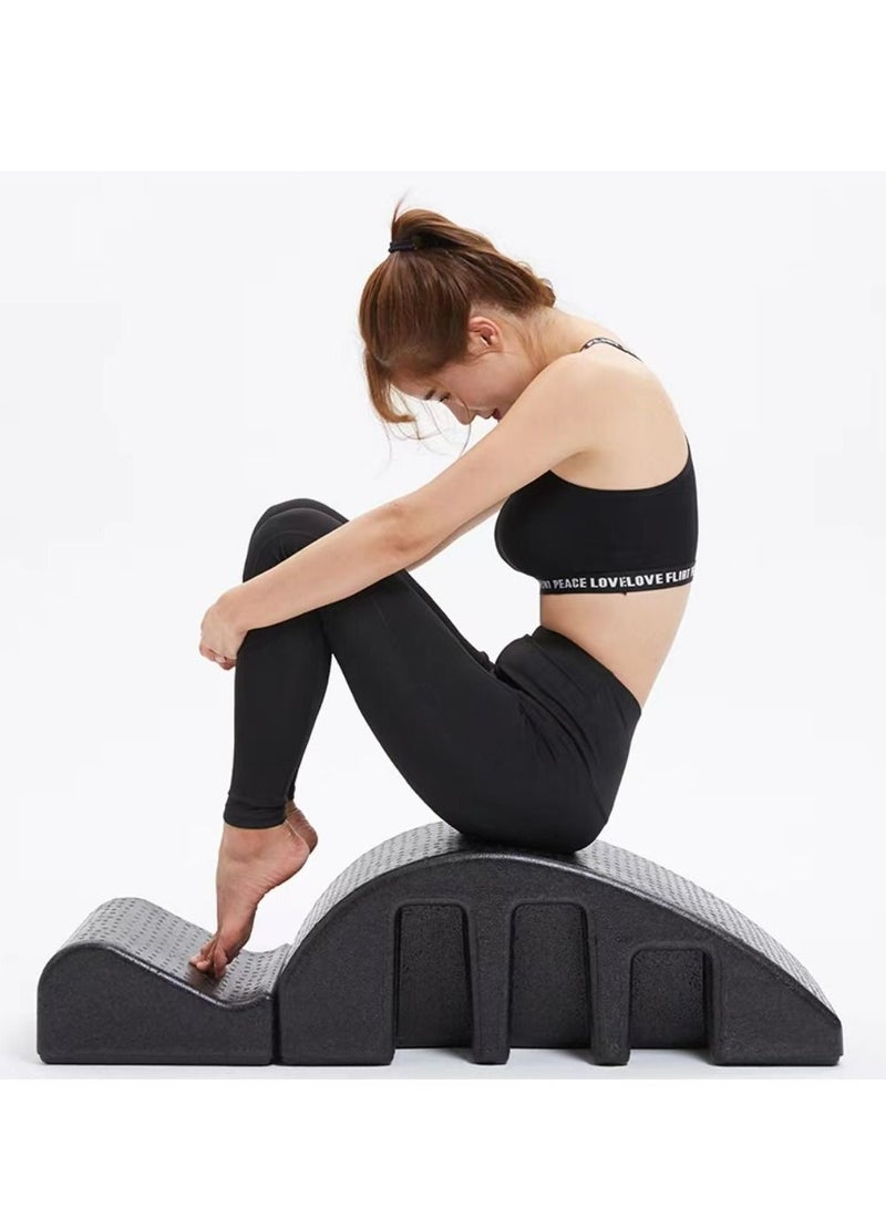بيلاتيس يوجا إسفين تدليك مصحح يوجا فوم تصحيح حداب قابل للفصل كبير العمود الفقري يوجا معدات - Image 1