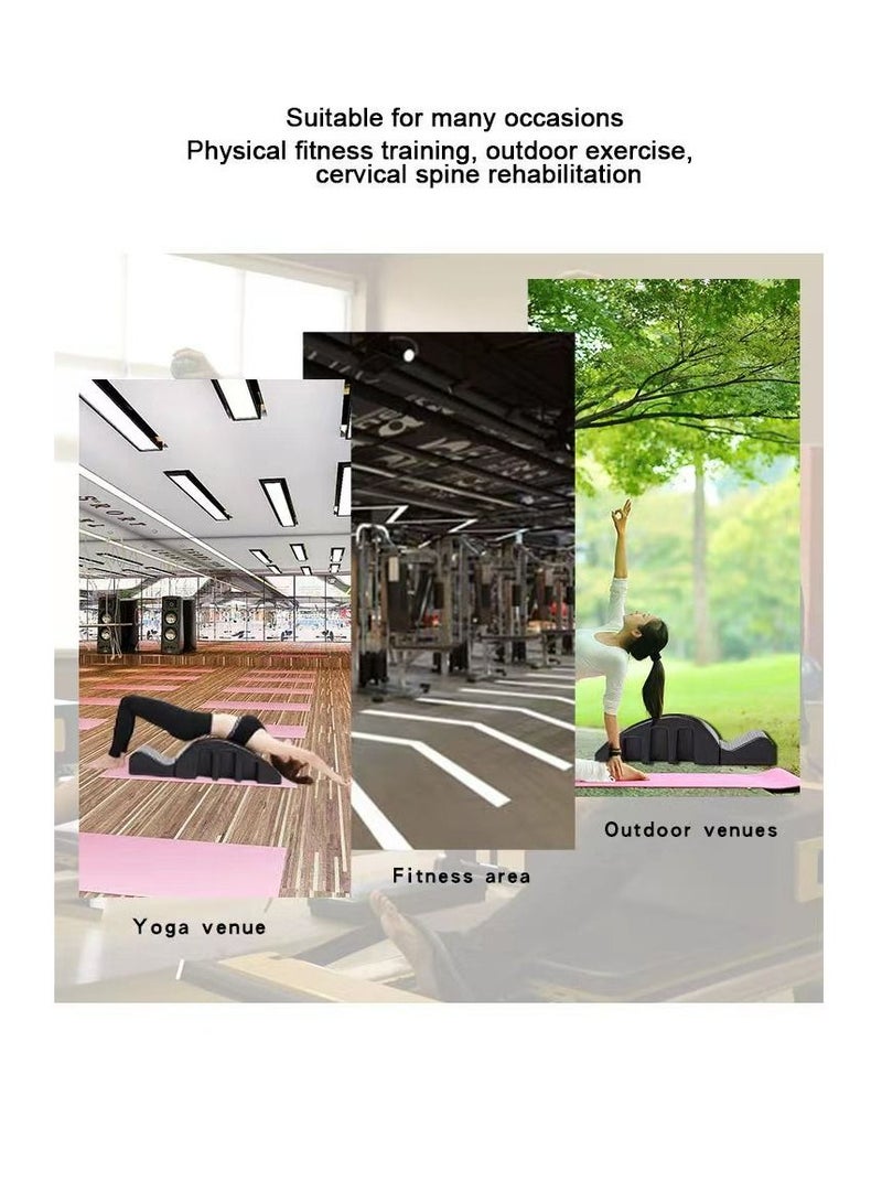 بيلاتيس يوجا إسفين تدليك مصحح يوجا فوم تصحيح حداب قابل للفصل كبير العمود الفقري يوجا معدات - Image 5