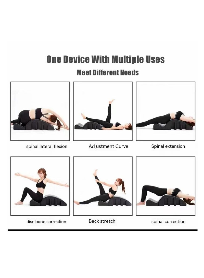 بيلاتيس يوجا إسفين تدليك مصحح يوجا فوم تصحيح حداب قابل للفصل كبير العمود الفقري يوجا معدات - Image 4
