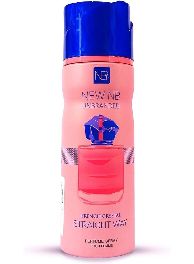 NEW NB Unbranded French Crystal Straight Way Deodorant Spray for Women - 200ml - Image 1
