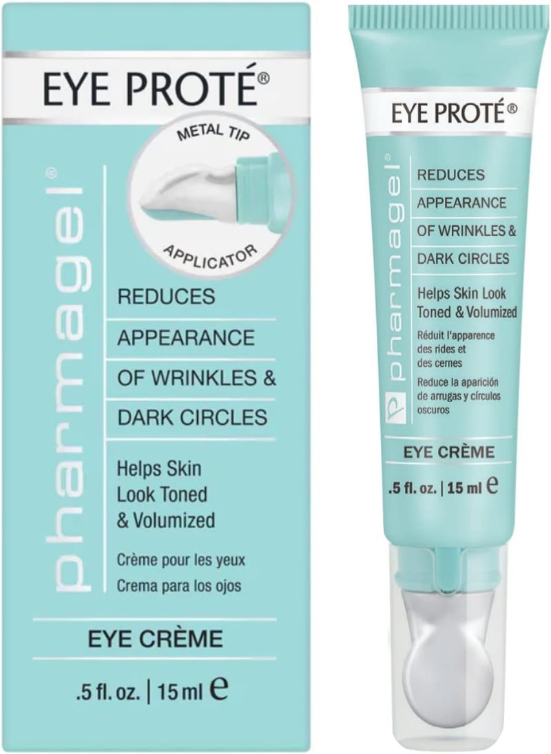 Pharmagel Eye Prote Eye Cream with Metal Tip Applicator - Reduces Wrinkles and Dark Circles - Image 1