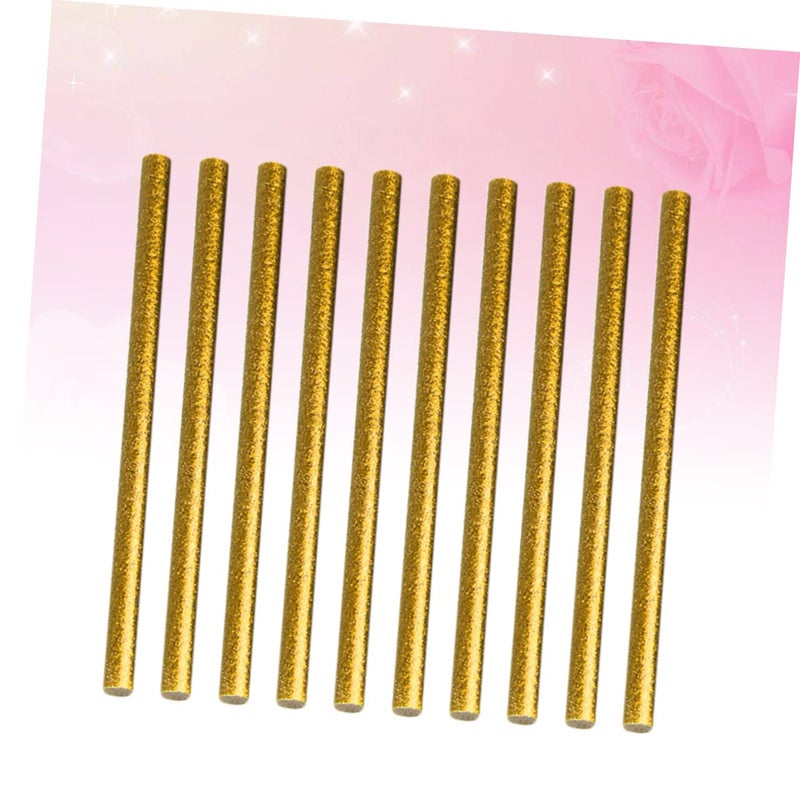 DOITOOL 100pcs Colorful Hot Melt Glue Sticks High Adhesive for Projects Beautiful Golden for Ceramics Fast Bonding - Image 2
