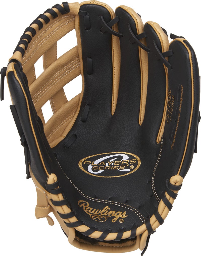 Rawlings راولينغز | سلسلة اللاعبين قفاز تي-بول وبيسبول للشباب | رمي باليد اليسرى | 11.5" | بيج/أسود - Image 3