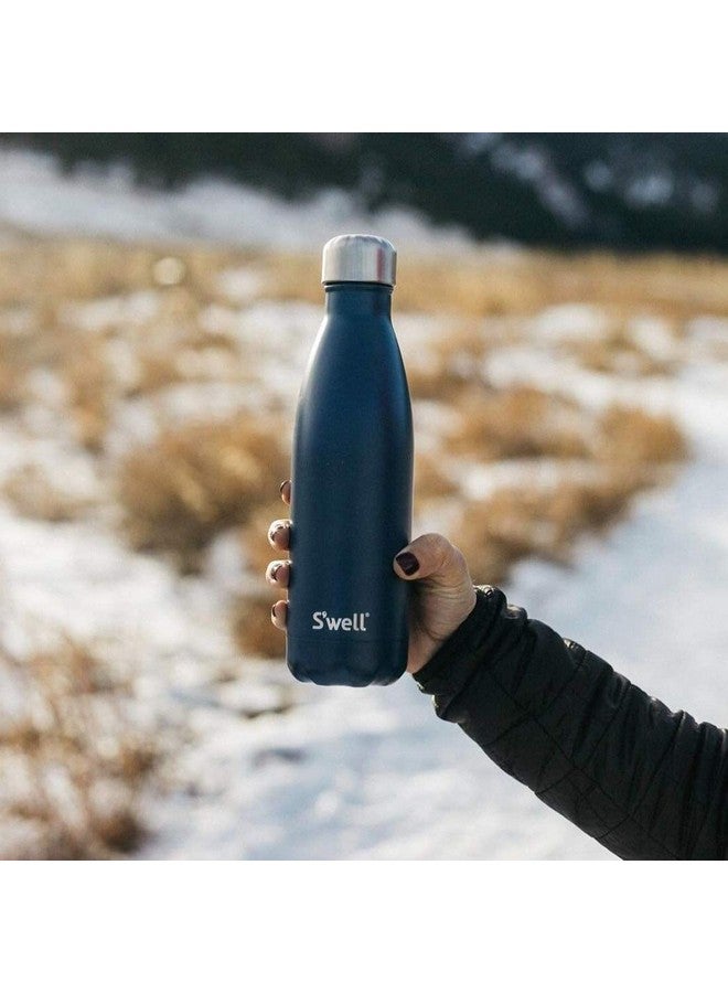 S'well S'well Vacuum Insulated Stainless Steel Water Bottle, Double Wall, 17 oz, Blue Suede - Image 2