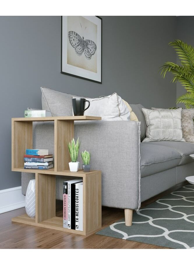 MODERN HOME side and Coffee Table - 60×60×20 Cm - beige  - Image 3