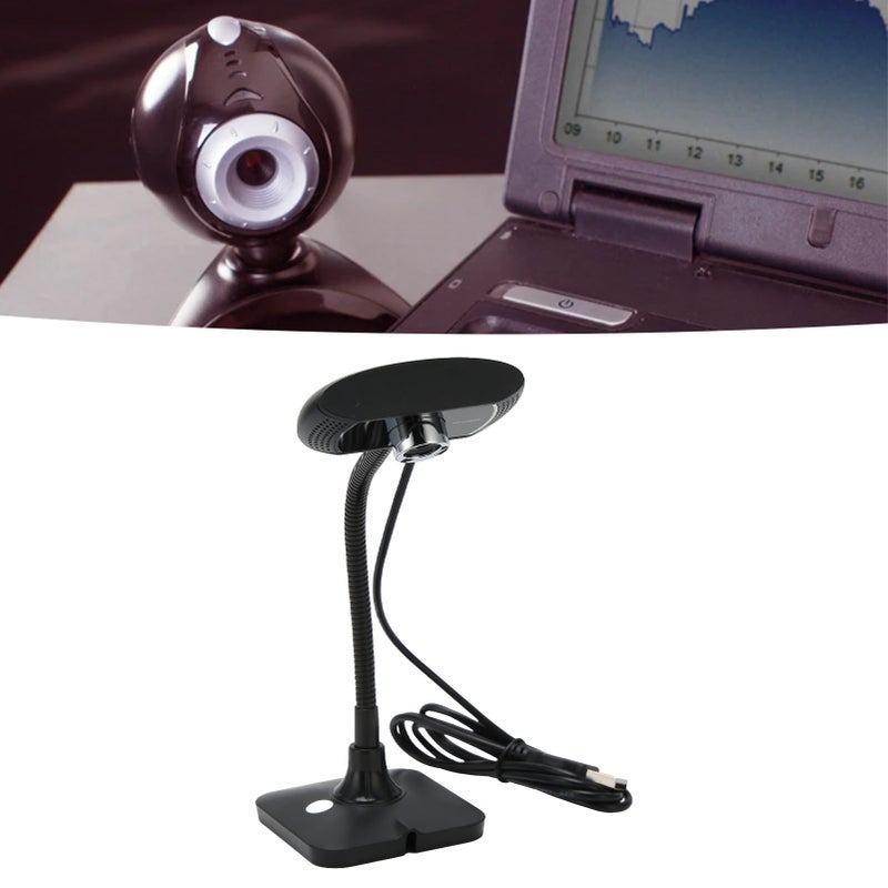 كاميرا USB بدون برنامج تشغيل، بتصميم استماع مباشر وتبعيت يدوية عالية الوضوح، مع ميكروفون للكمبيوتر، لاستدعاء المؤتمرات، بدقة 640×480 - Image 4
