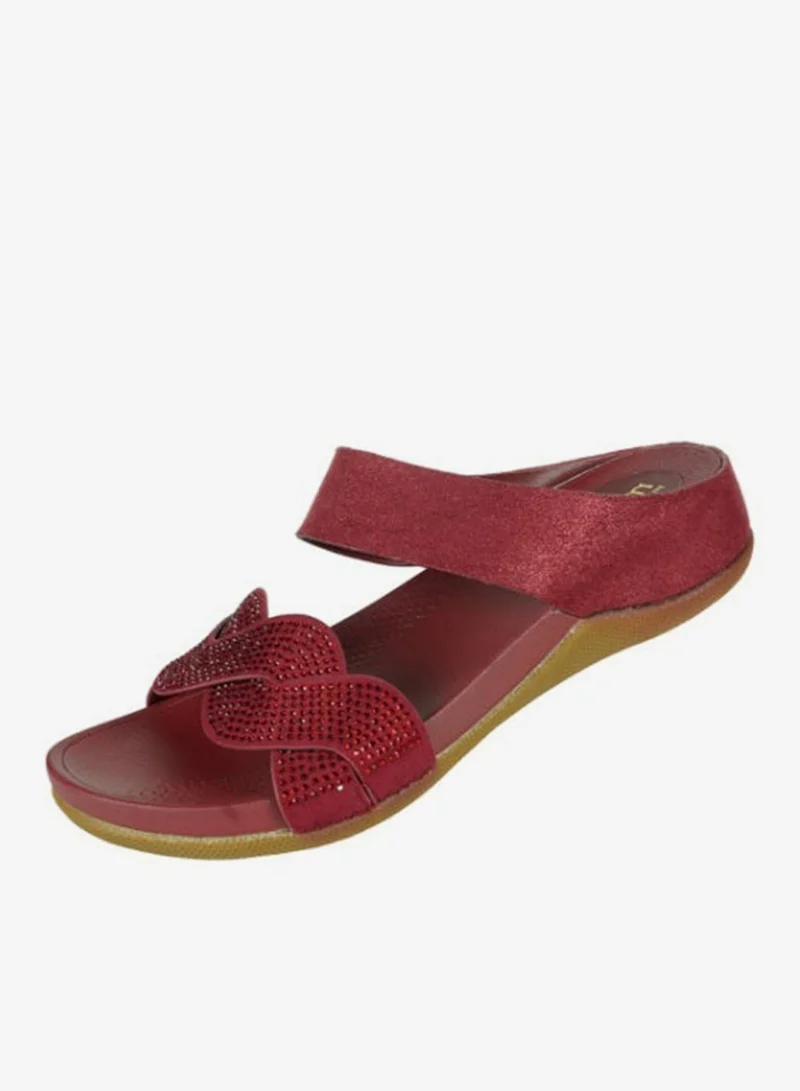 Michelle Morgan Bordo 092-2591 Michelle Morgan Ladies Casual sandals 114RC277 Bordo for Women | Best Price UAE
