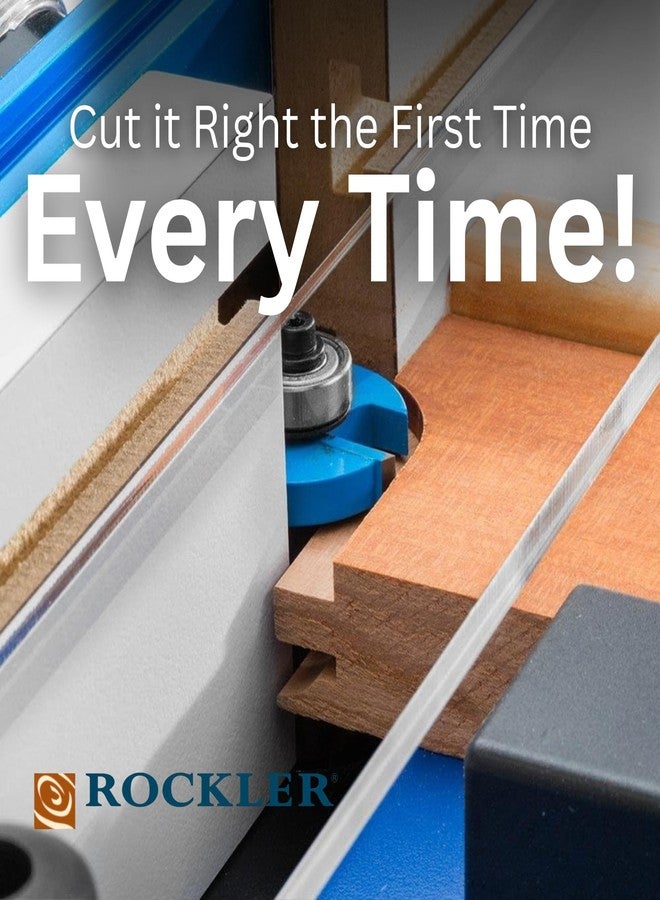 Rockler Rail Coping Sled for Router Table - Round Handle Router Sled for Firm Grip - Toggle Clamp Features Easy, Tool-Free Adjustments - Maximum Workpiece Dimension (5” Wide x 1-1/4”) - Router Jigs - Image 5