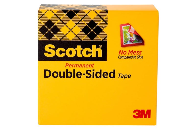 Scotch Double Sided Tape, 1/2 x 905 in (12mm x 23m), Clear, Strong Adhesive - Image 2