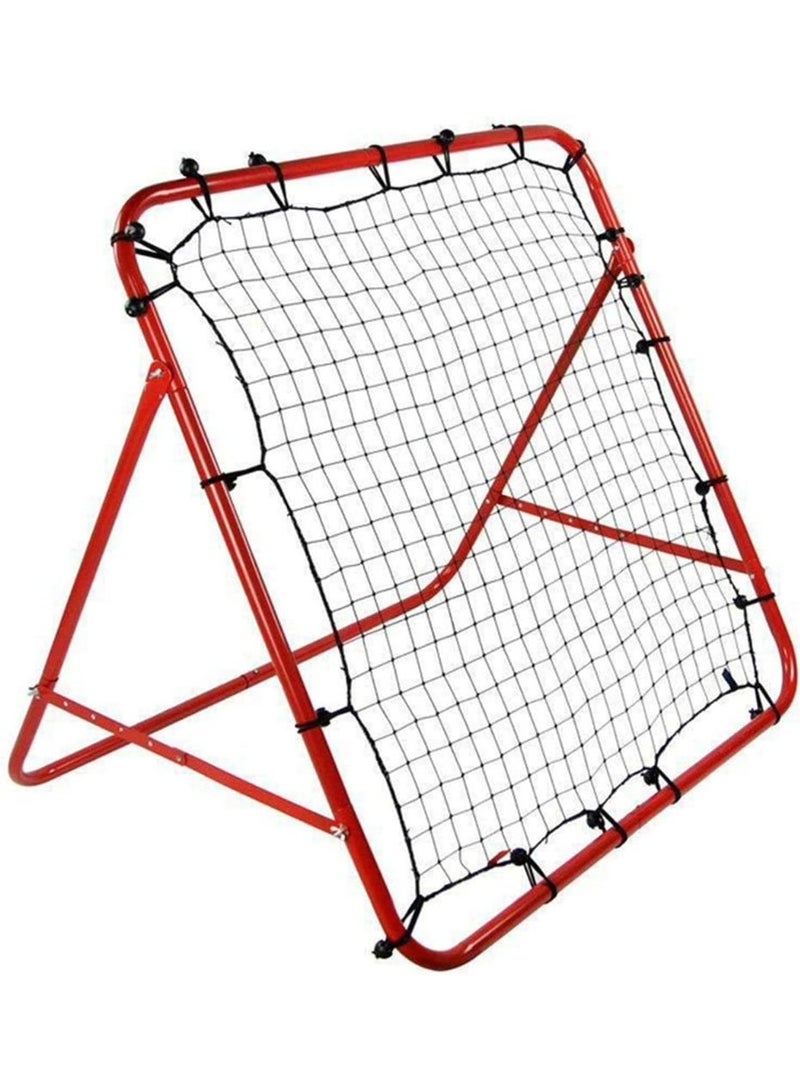 COYO Football Soccer Rebounder Net Foldable Training Rebounder Target Goal Net Adjustable Easy Set up Iron Frame Soccer Bounce Back for Volleyball Basketball Baseball - Image 1