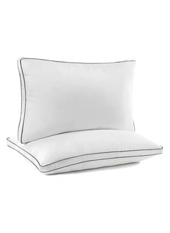 Comfy COMFY SOFT HOTEL STYLE DOUBLE CORD PILLOW SET OF 2  - Image 1