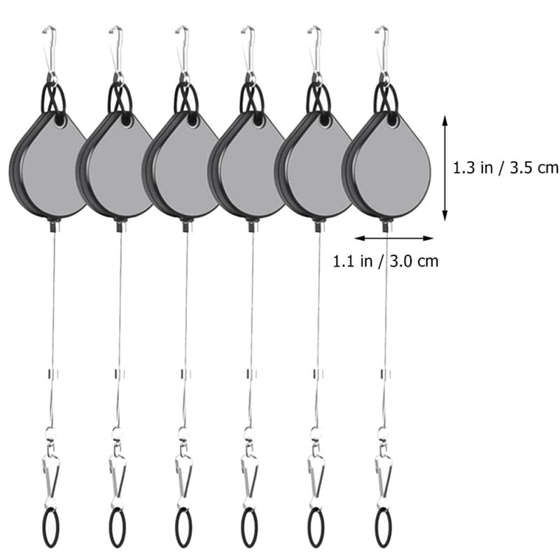 VR Ceiling Cable Management Kit 40 Pcs With Hooks Pulleys Adhesive Tools Grey - Image 3