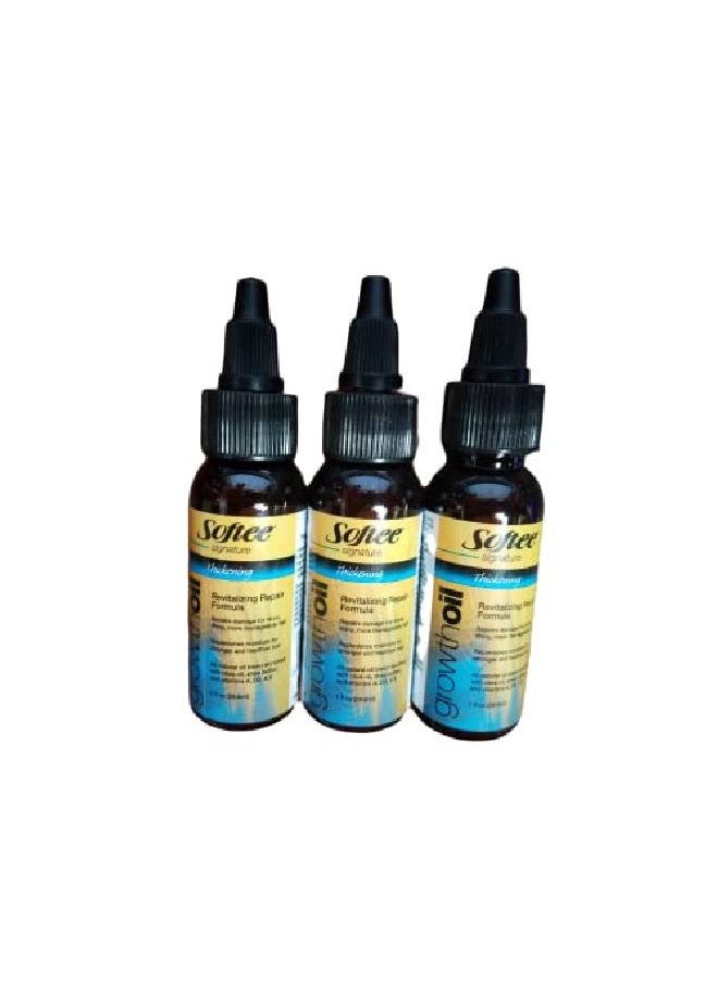 Softee Signature Thickening Growth Oil 1 Oz (3 Pack)  - Image 1