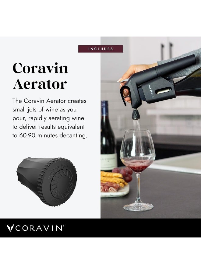 Coravin السيرة الذاتية 590012 Zwart Timeless Three Pack Wijn Conserveringssysteem  - Image 1