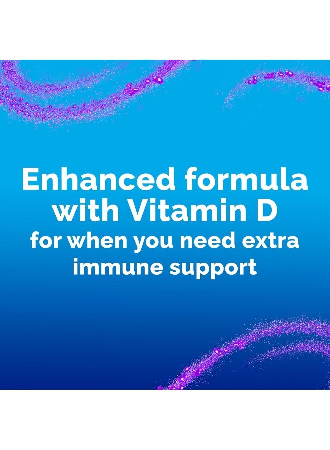 Emergen-C Immune Plus Crystals, On-The-Go Immune Support Supplement with Vitamin C, Vitamin D, B Vitamins, Zinc and Manganese, Berry Lemonade - 28 Stick Packs - Image 4