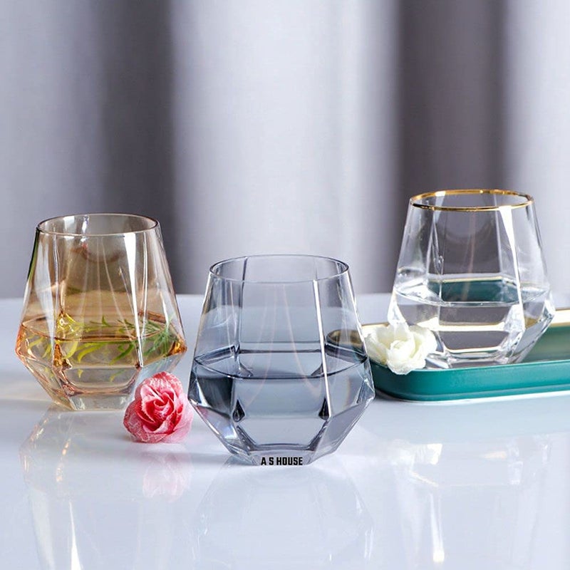 ROSEFINCH Champagne Couple Cocktail Glasses Set of 6 Fancy Glass Champagne Set Crystal Glassware Sets for Drinking Martini Margarita Cocktail stemmed drinkware Classy Collection for Wedding - Image 3