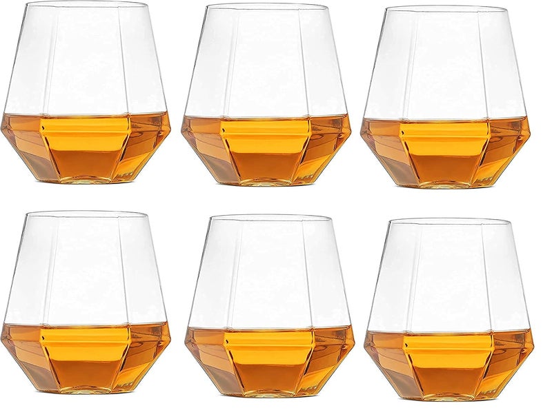 ROSEFINCH Champagne Couple Cocktail Glasses Set of 6 Fancy Glass Champagne Set Crystal Glassware Sets for Drinking Martini Margarita Cocktail stemmed drinkware Classy Collection for Wedding - Image 4