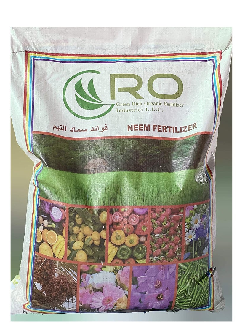 GRO Green Neem Organic fertilizer For all Indoor/Outdoor Plants Made In India 10kg - Image 2