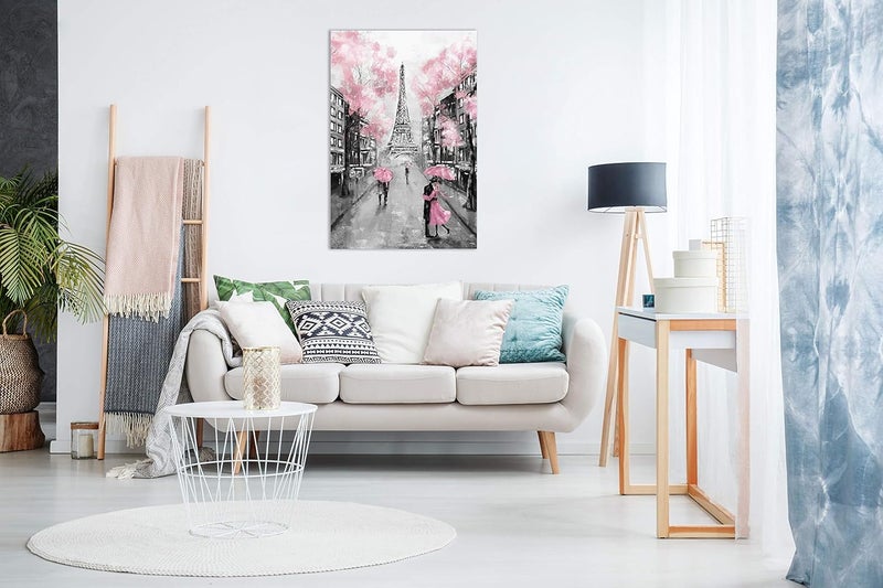 BPA Framed Paris Canvas Wall Art - Image 2