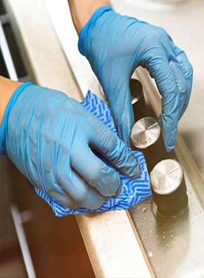 JEBBLAS Reusable Handi Wipes Disposable Cleaning Towels Dish Cloths, 100 Count/Pack, Blue - Image 2