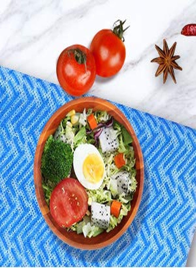 JEBBLAS Reusable Handi Wipes Disposable Cleaning Towels Dish Cloths, 100 Count/Pack, Blue - Image 3