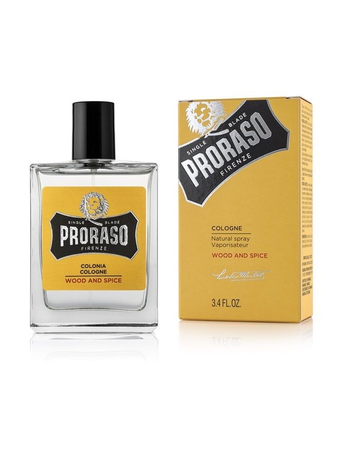 proraso عطر، خشب وتوابل، 3.4 أونصة سائلة - Image 1