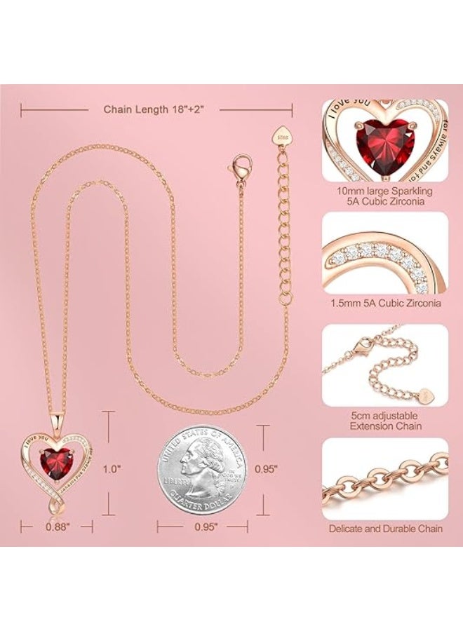 Zifeel Infinity Heart Pendant 925 Sterling Silver necklace - Image 4