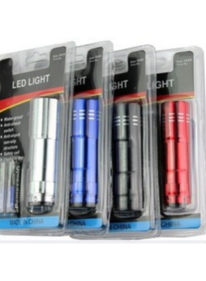 Source Manufacturers Aluminum Alloy 9LED Flashlight Mini Flashlight 9 Light Suction Card With Battery 3 7th Gift 