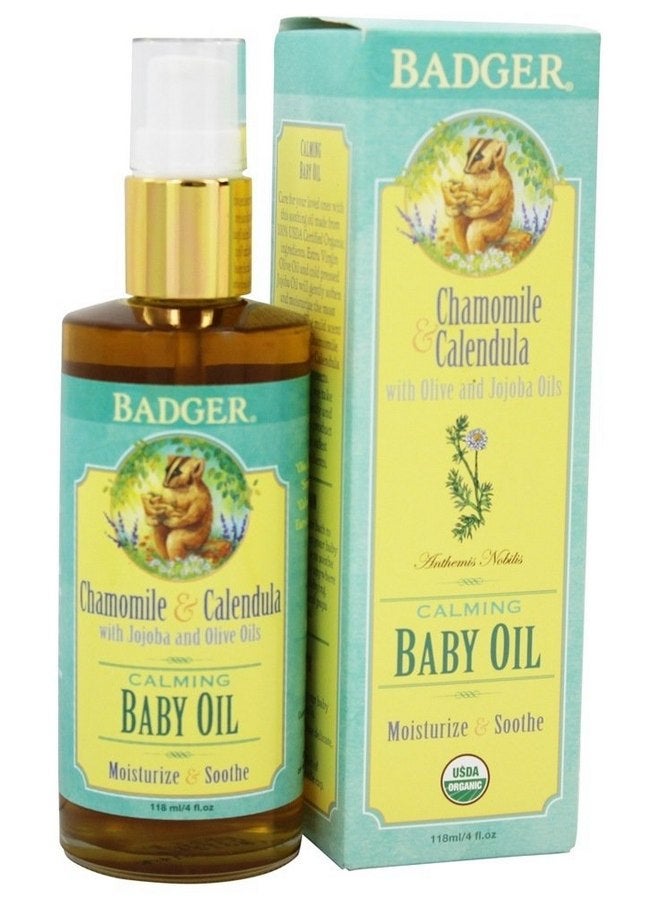 بادجير زيت بادجر للأطفال 4 أونصة مقاس 4 أونصة زيت بادجر للأطفال 4 أونصة - Image 1