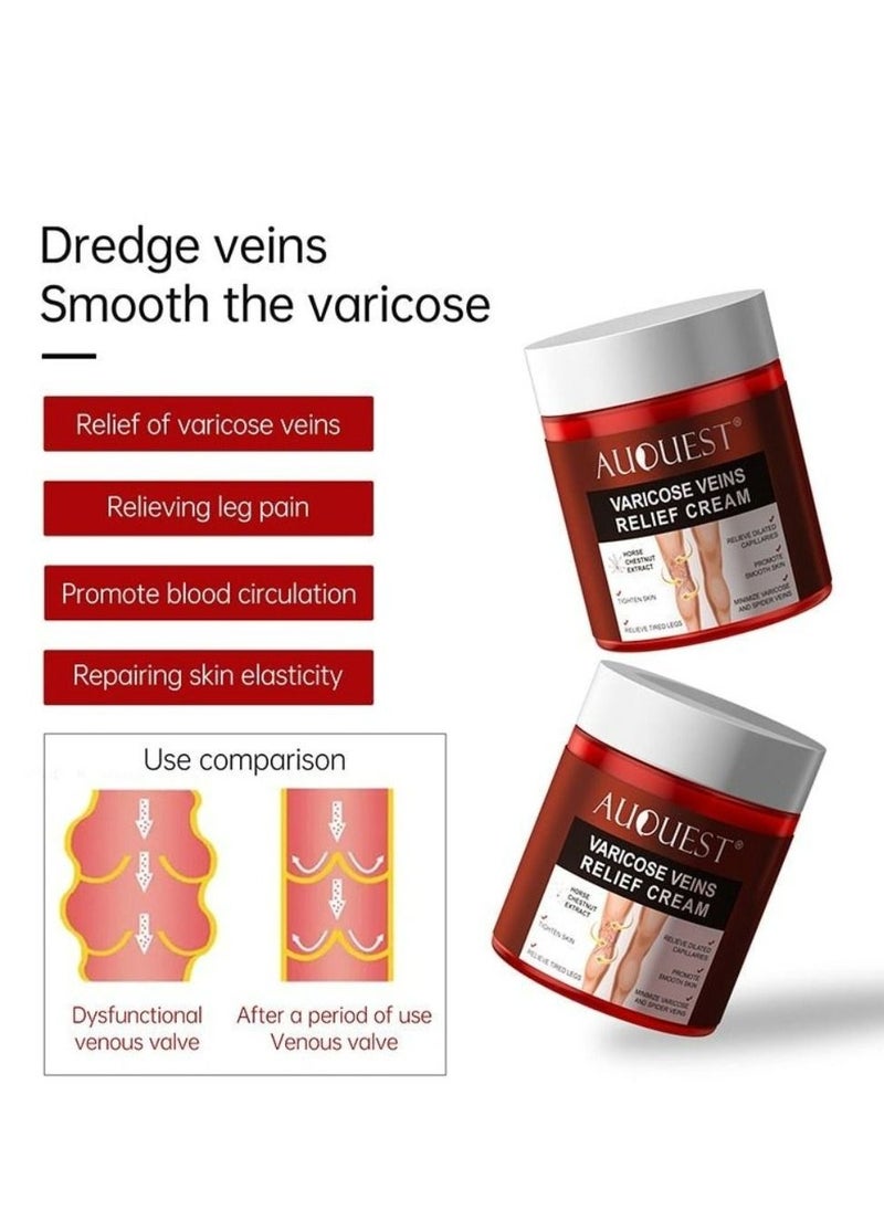 AuQuest Varicose & Spider  Veins Relief Cream 80g  - Image 4