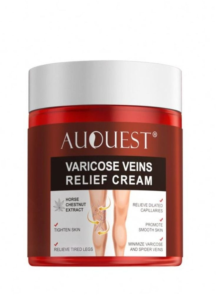 AuQuest Varicose & Spider  Veins Relief Cream 80g  - Image 1