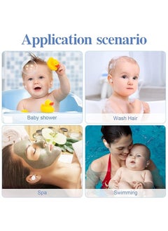 ORiTi 60 Pieces Baby Ear Waterproof Stickers, Disposable Soft Breathable Adhesive Ear Patch Kids Disposable Ear Tape for Baby Swimming Bathing  - Image 3