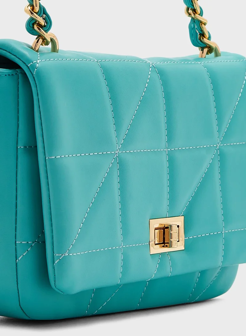 MENBUR Quilted Crossbody