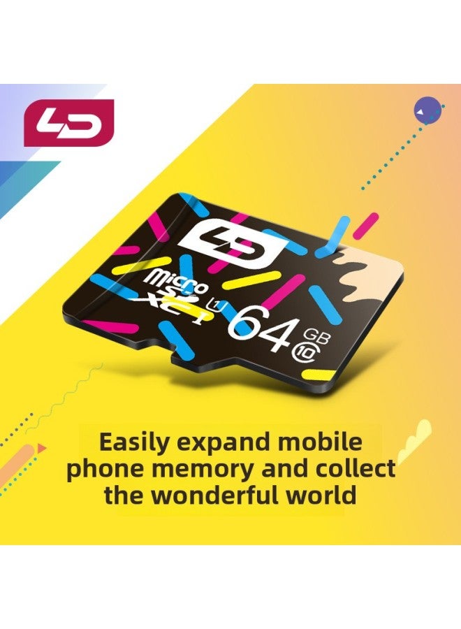 LD Driving Recorder Memory Card TF Storage Camera 64GB Memory Card Mobile Phone Micro SD Card High Speed Universal-Capacity:64GB  - Image 2