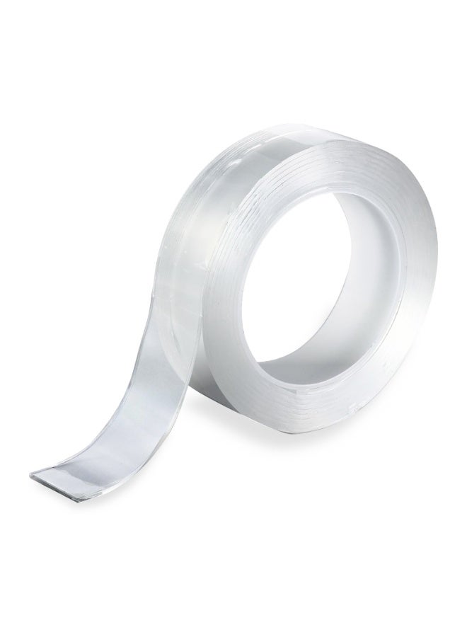 هيتكس شريط نانو بطول متر واحد | شريط لاصق جل شفاف مزدوج الجوانب | شريط تثبيت قوي قابل للغسل وإعادة الاستخدام، مناسب للجدران والسيارات والمطابخ والحمامات والمنازل والمكاتب (يتحمل حتى وزن ٦ كجم) (١.٢٤ مم) - Image 1