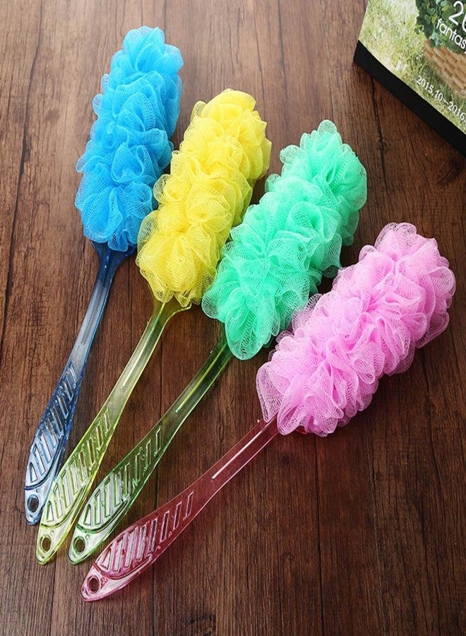 UBL Long Handle Super Soft Rubbing Bath Ball Foam Shower Brush - Image 2