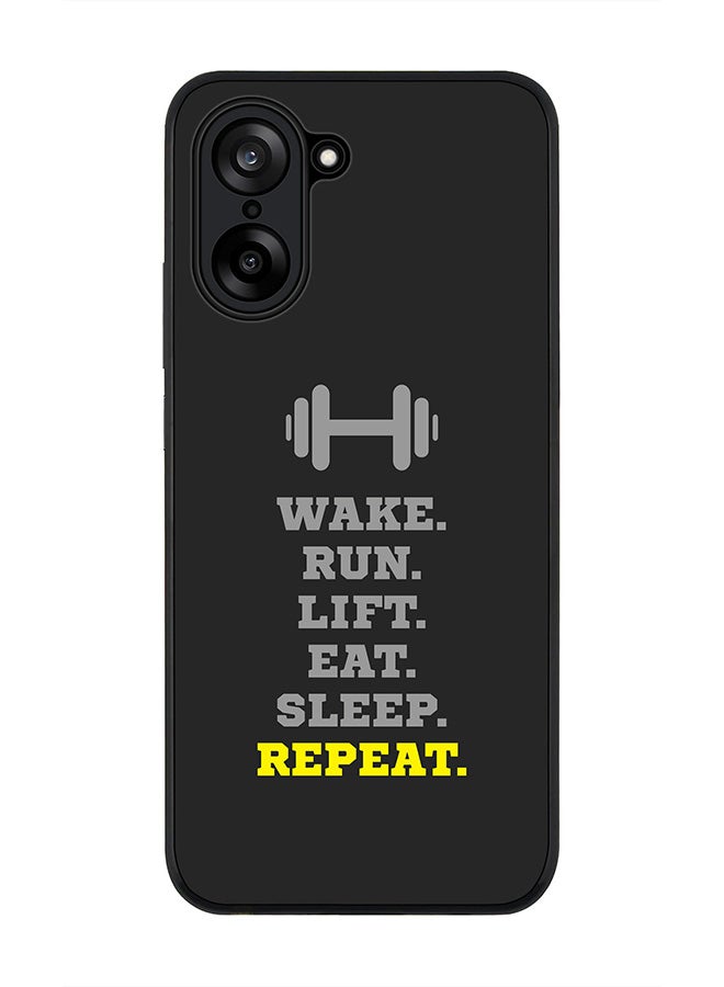 Stylizedd For OnePlus Nord CE5 / Ace 5 Racing Case,Slim fit Camera Protection, Shockproof Thin Phone cover  - Routine (Grey)