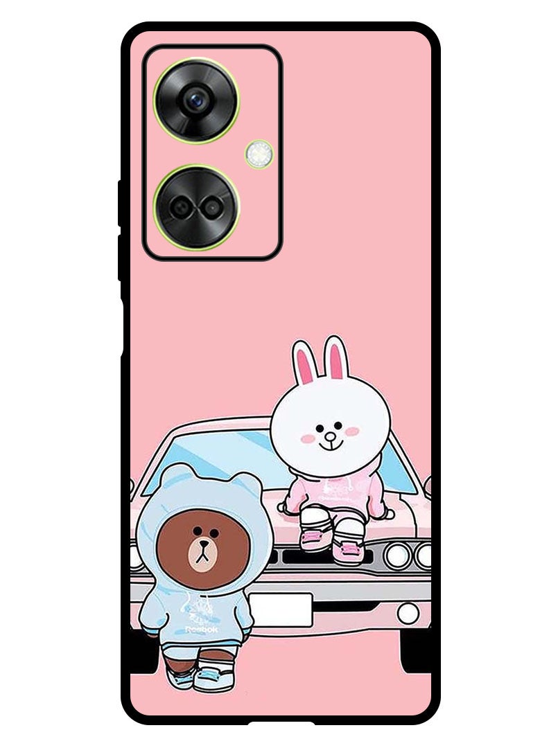 Theodor Protective Case Anti Scratch Shock Proof Bumper Cover For OnePlus Nord CE 3 Kittey On Car - Image 1