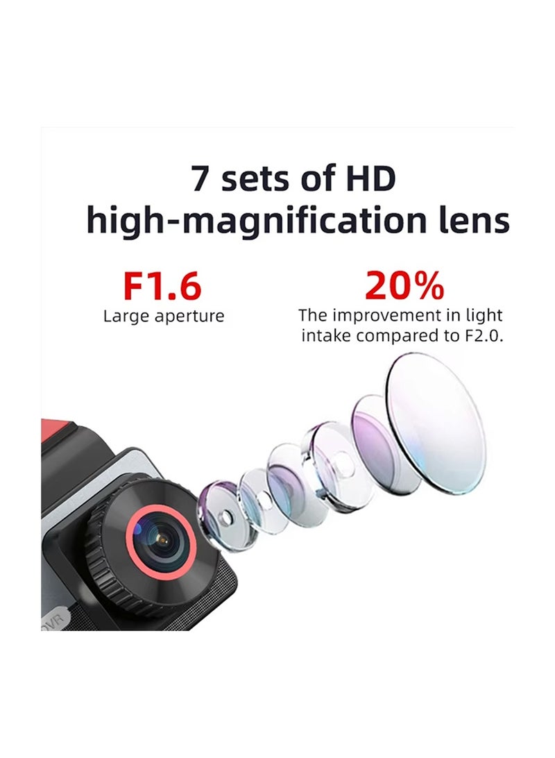 MR.SMART 4G Car DVR Dash Cam, 2K Front and 1080P Rear Camera, F1.6 Large Aperture, GPS, G-Sensor, Parking Monitoring, Dual Lens Dashboard Camera System - Image 5